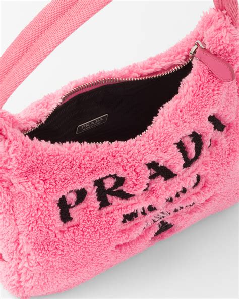 prada pink fluffy bag|prada petal pink purses.